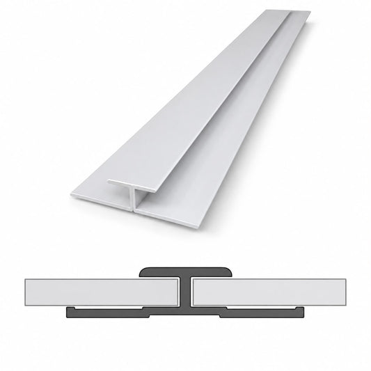 10mm H Trim for Shower Panels (2.4m)