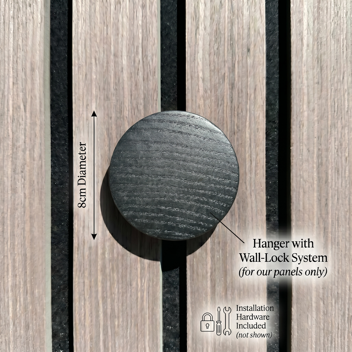 Orb Wall Hook for Slat Wall Panels