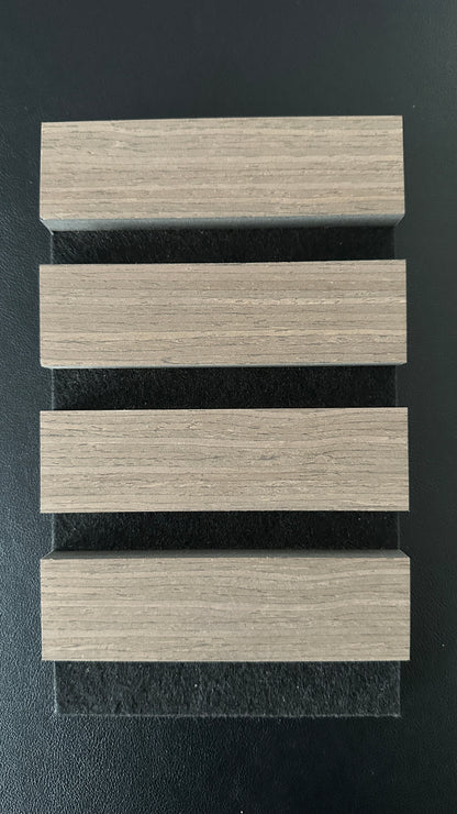 Wooden Acoustic Wall Panels 2400mmx600mm - Walnut