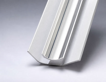 8mm Silver Internal Corner Trim for Shower Panels (2.4m)