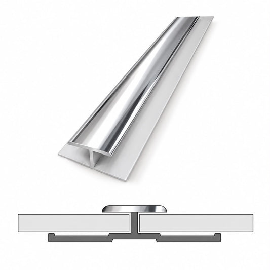 10mm H Trim for Shower Panels (2.4m)